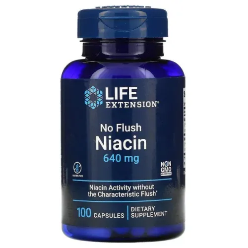 Life Extension Vitamin B3 (Niacin) — capsules | 100 × 640 mg