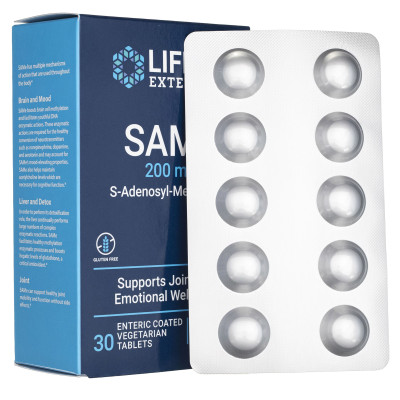 Life Extension SAMe — tablets | 30 × 200 mg