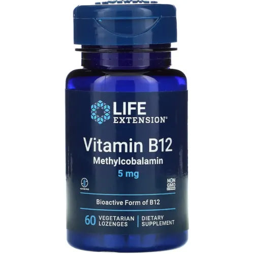 Life Extension Vitamin B12 (Methylcobalamin) — capsules | 60 × 5 mg