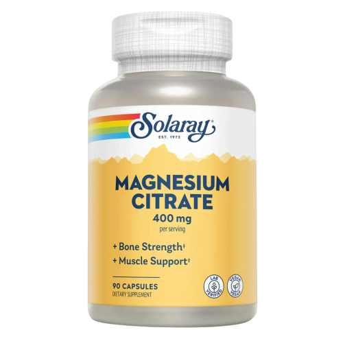Solaray Magnesium Citrate — capsules | 90 × 400 mg