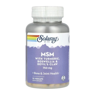Solaray MSM — capsules | 90 × 750 mg