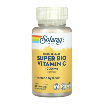 Solaray Vitamin C - capsules | 60 × 1000 мг