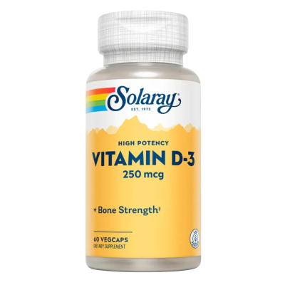 Solaray Vitamin D3 - capsules | 60 × 250 mcg