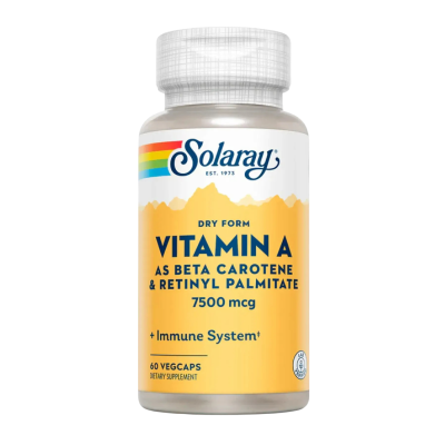 Solaray Vitamin A Dry Form - capsules | 60 × 7600 mcg