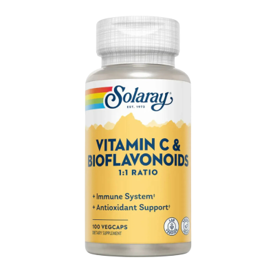 Solaray Vitamin C&Bioflavonoids 1:1 — capsules | 100 × 500 мг