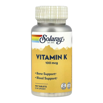 Solaray Vitamin K1 — tablets | 100×100 mcg