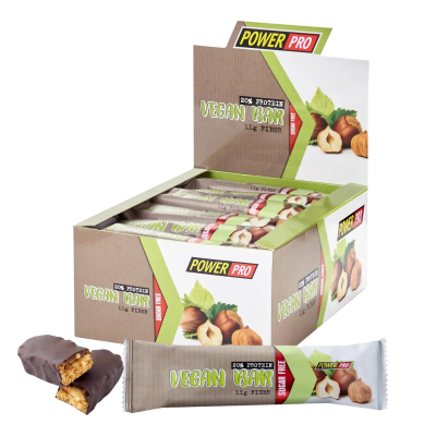 Vegan Bar 32% proteín — bars | 20 × 60 g