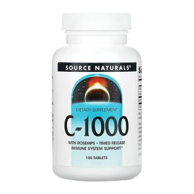 Source Naturals C-1000 — tablets | 100 × 1000 мг
