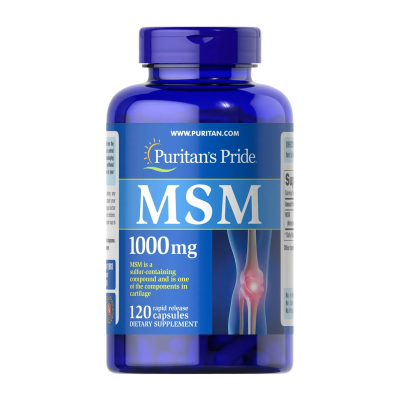 Puritan's Pride MSM — capsules | 120 × 1000 mg
