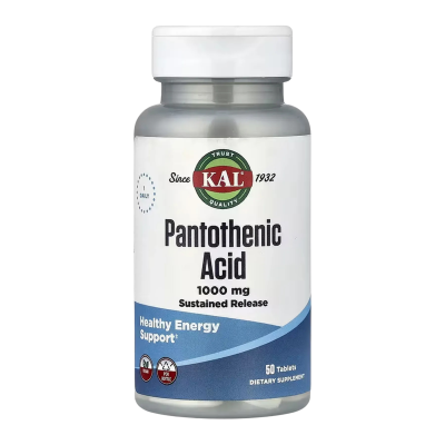 KAL Pantothenic Acid — tablets | 50 × 1000 mg