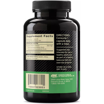 Optimum Nutrition Tribulus 625 100 caps