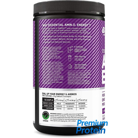 Optimum Nutrition Amino Energy 270 g