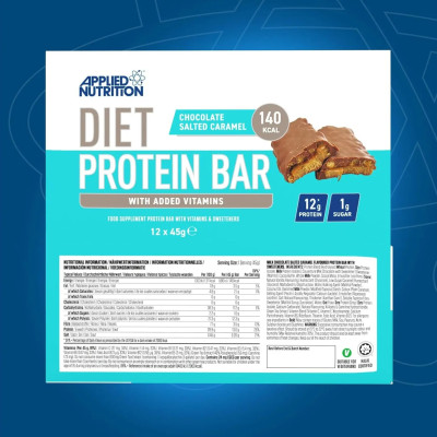 Applied Nutrition Diet Protein Bar 45g Chocolate Salted Caramel
