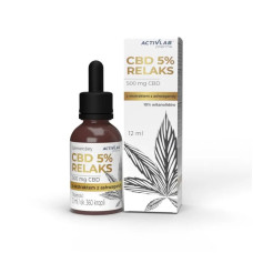 Activlab Pharma CBD 5% Relax 500 mg with Ashwagandha 12 ml