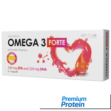 Activlab Pharma Omega 3 Forte 330 mg EPA i 220 mg DHA 60 caps