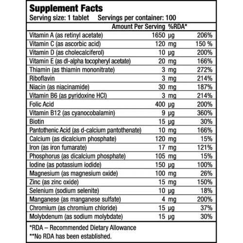 BioTech One-A-Day 100 tabs