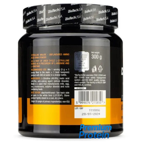 Biotech Citrulline Malate 300 g