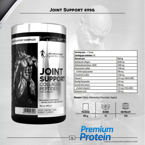 Kevin Levrone Joint Support Collagen Peptides 495 g