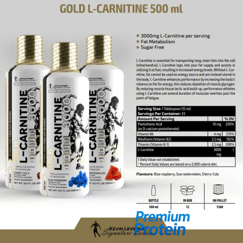 Kevin Levrone Gold L-Carnitine 3000 mg 500 ml