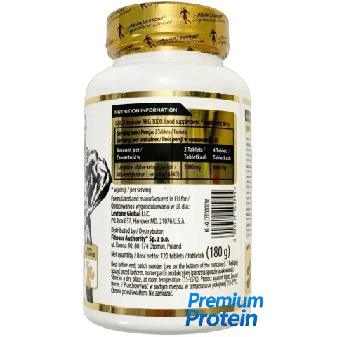 Kevin Levrone Gold Arginine AKG 1000 mg 120 tabs