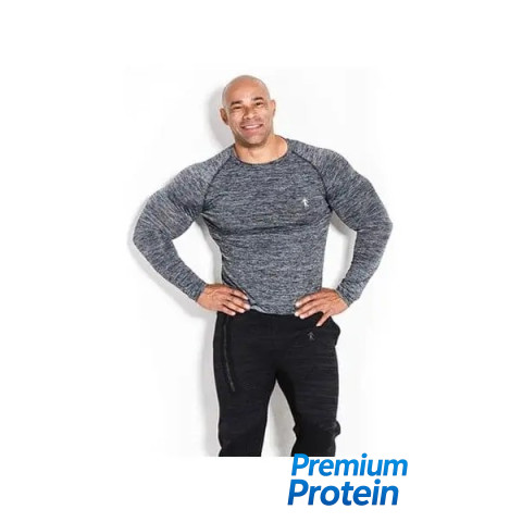 Kevin Levrone Longsleeve 01 LM Compression Dark Grey