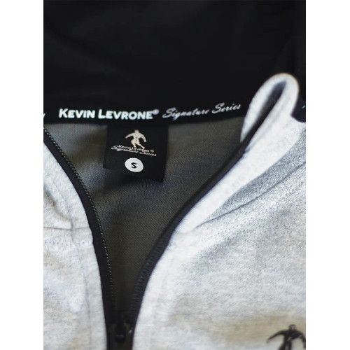Kevin Levrone Hoodie Jacket 01 LW Melange Grey