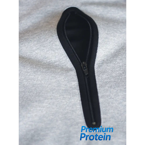 Kevin Levrone Hoodie Jacket 01 LW Melange Grey