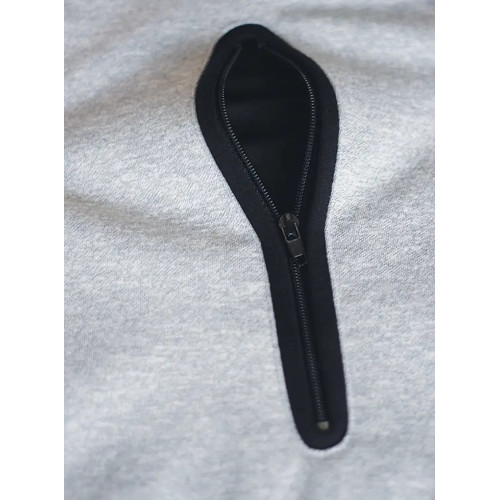 Kevin Levrone Hoodie Jacket 01 LW Melange Grey