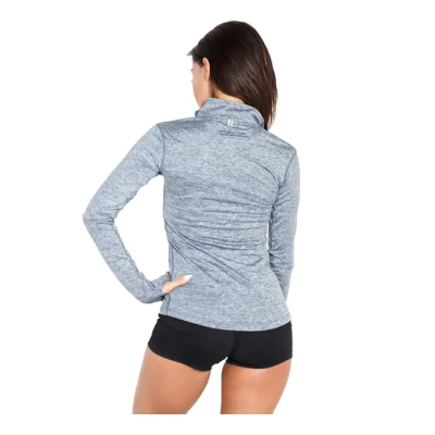 Kevin Levrone Longsleeve 01LW Half-zip Grey
