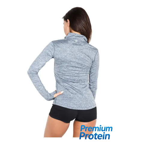 Kevin Levrone Longsleeve 01LW Half-zip Grey