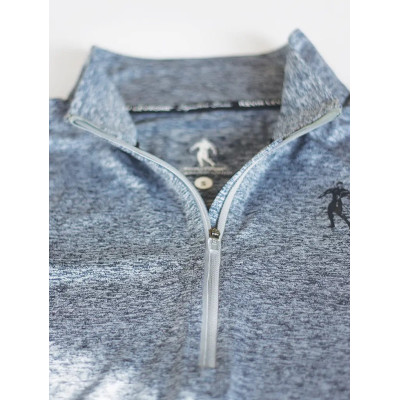 Kevin Levrone Longsleeve 01LW Half-zip Grey