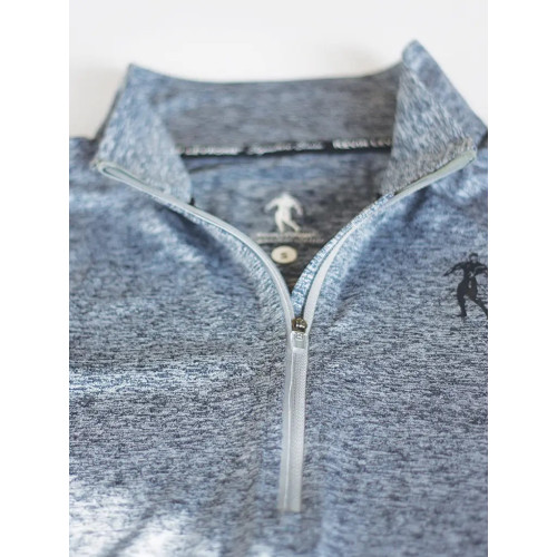 Kevin Levrone Longsleeve 01LW Half-zip Grey