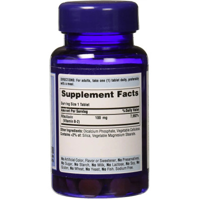 Puritan’s Pride B-2 100 mg 100 tabs