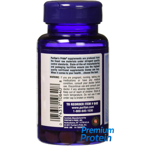 Puritan’s Pride B-2 100 mg 100 tabs