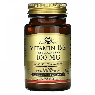 Solgar Vitamin B2 100 mg 100 caps