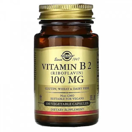 Solgar Vitamin B2 100 mg 100 caps