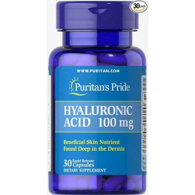 Puritan's Pride Hyaluronic Acid 100 mg 30 caps