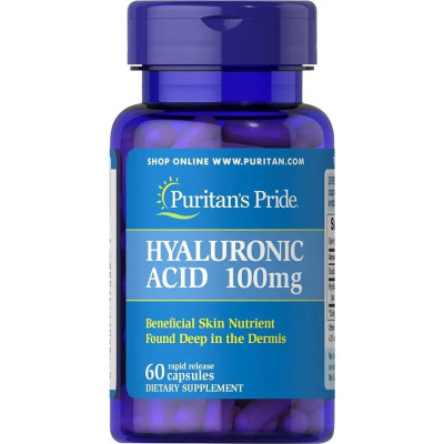 Puritan's Pride Hyaluronic Acid 100 mg 60 caps