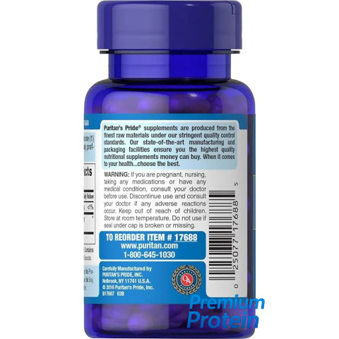 Puritan's Pride Hyaluronic Acid 100 mg 60 caps