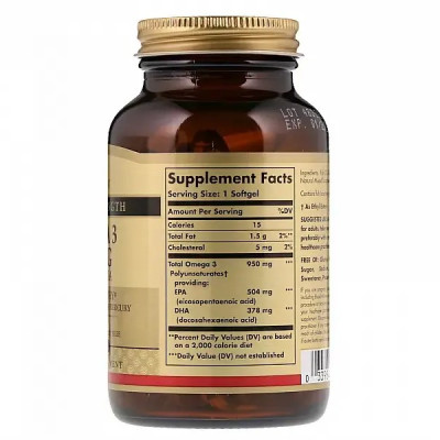 Solgar Omega 3 950 mg 50 softgels