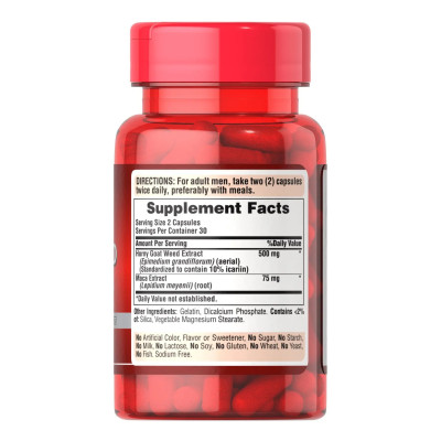 Puritan's Pride Maca 500 mg 60 caps