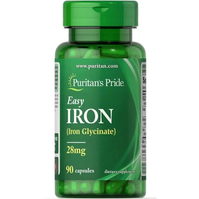 Puritan's Pride Easy Iron 28 mg 90 caps