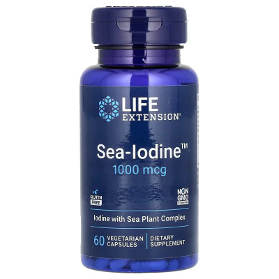 Life Extension Iodine - capsules | 60 × 1000 mcg