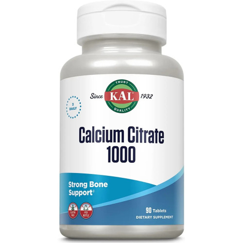 KAL Calcium Citrate — tablets | 90 × 1000 mg