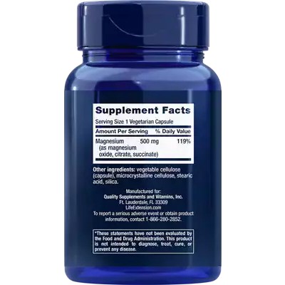 Life Extension Magnesium - capsules | 100 × 500 мг
