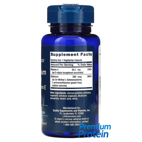 Life Extension Selenium — capsules | 100 × 200 mcg