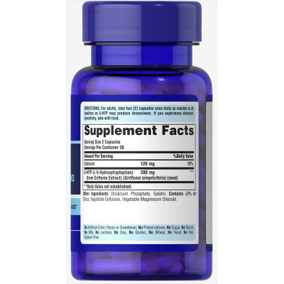Puritan's Pride 5-HTP 100 mg 60 caps
