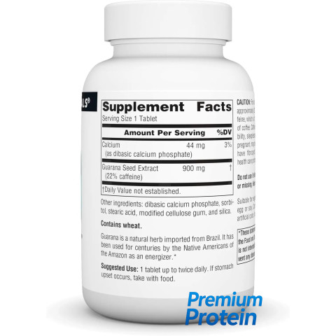 Source Naturals Guarana Energizer™ — tablets | 60 × 900 mg