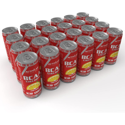 Аминокислота BCAA Activlab BCAA Xtra Drink БЛОК, 24х330 мл