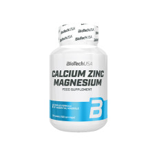 BioTech Calcium Zinc Magnezium, 100 таблеток
